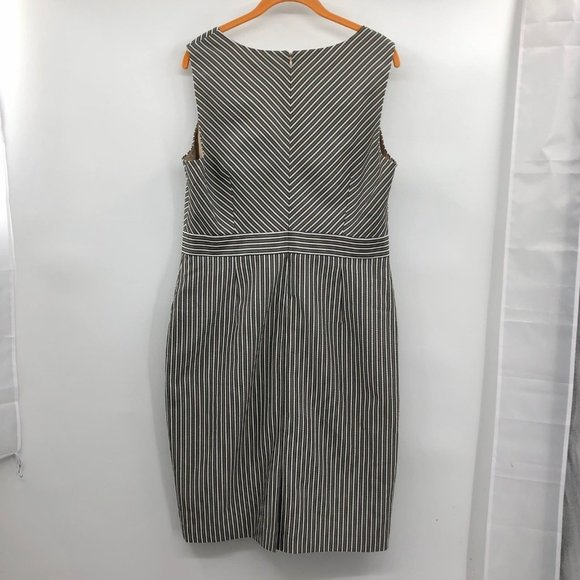 Black Label by Evan Picone Sleeveless Dress Womens 10 Used One Snag - Picture 3 of 12